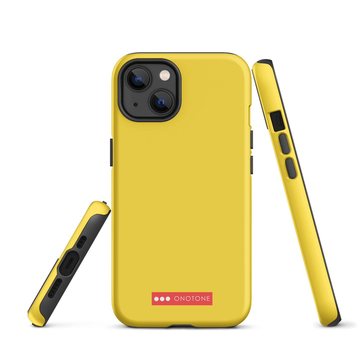 Dual Layer yellow iPhone® Case - Pantone® 114