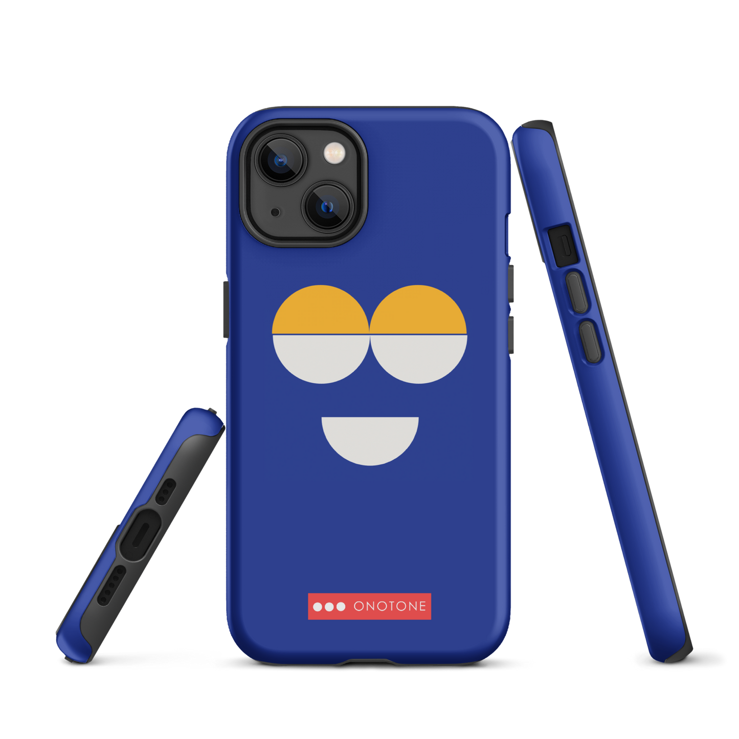 Dual Layer blue modern iPhone® Case