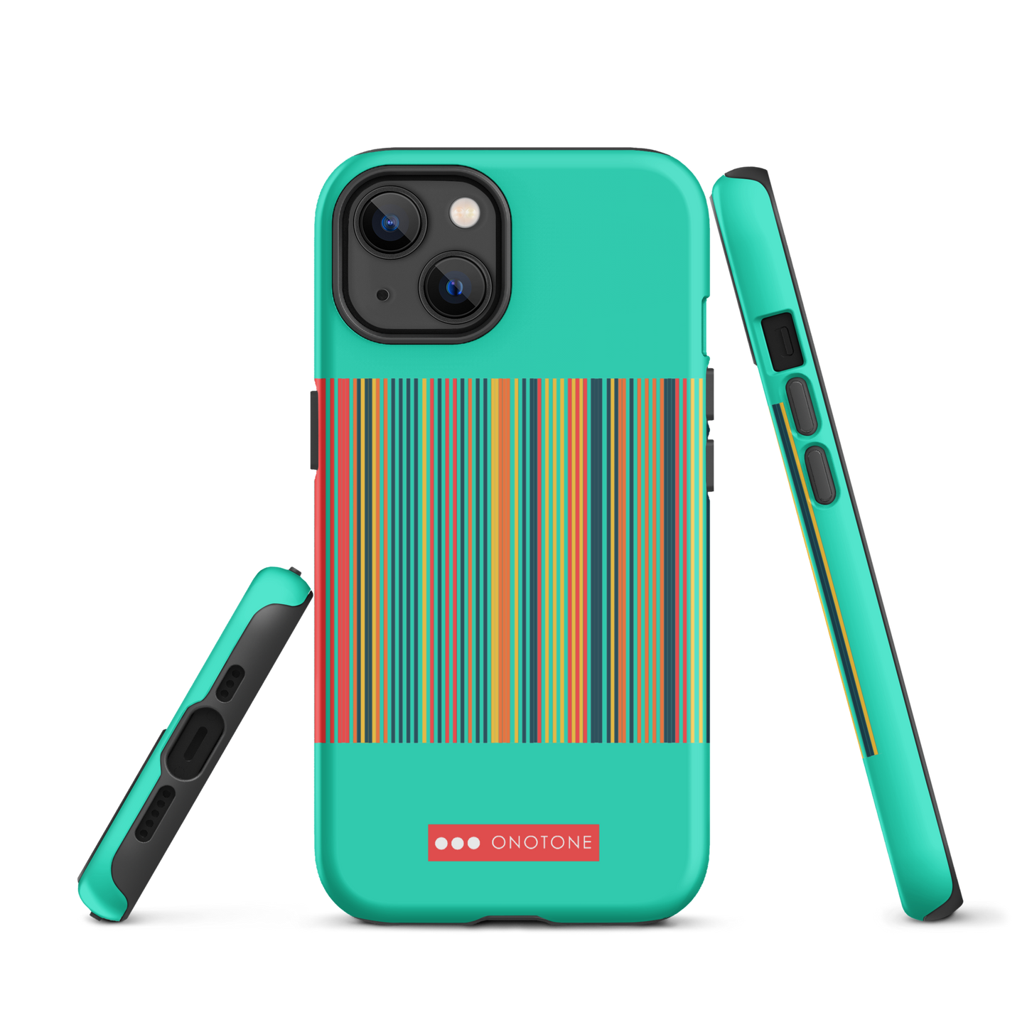 Dual Layer green modern iPhone® Case