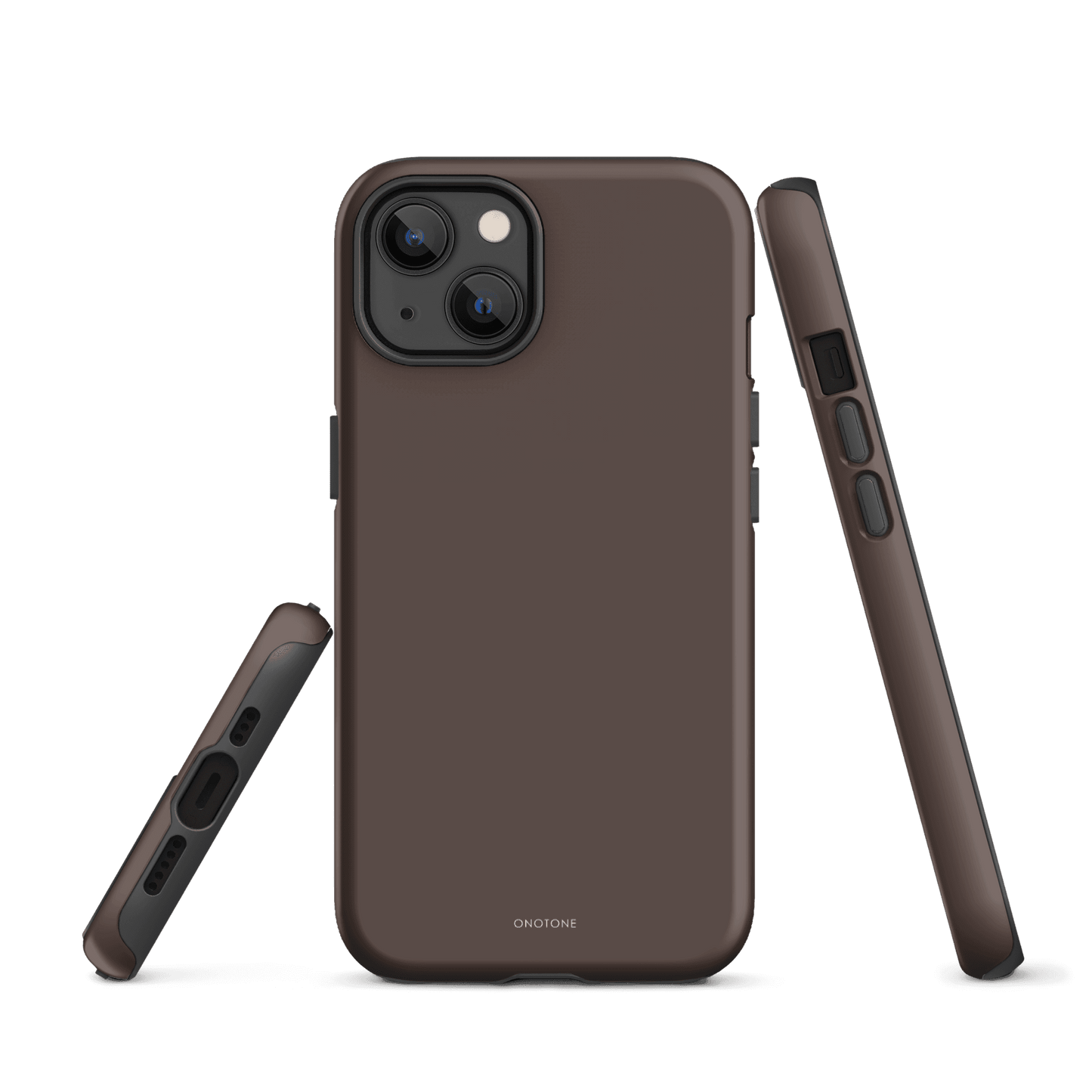 TAUPE MINIMALIST IPHONE® CASE - PANTONE® CHOCOLATE MARTINI