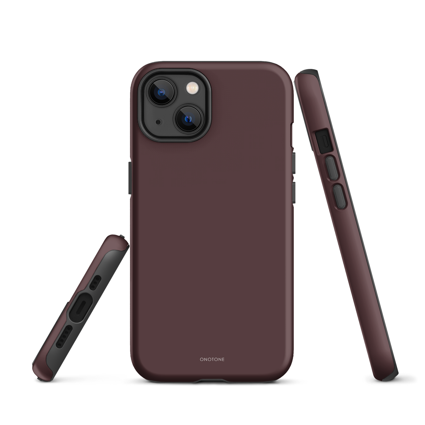 BROWN MINIMALIST IPHONE® CASE - PANTONE® DECADENT CHOCOLATE