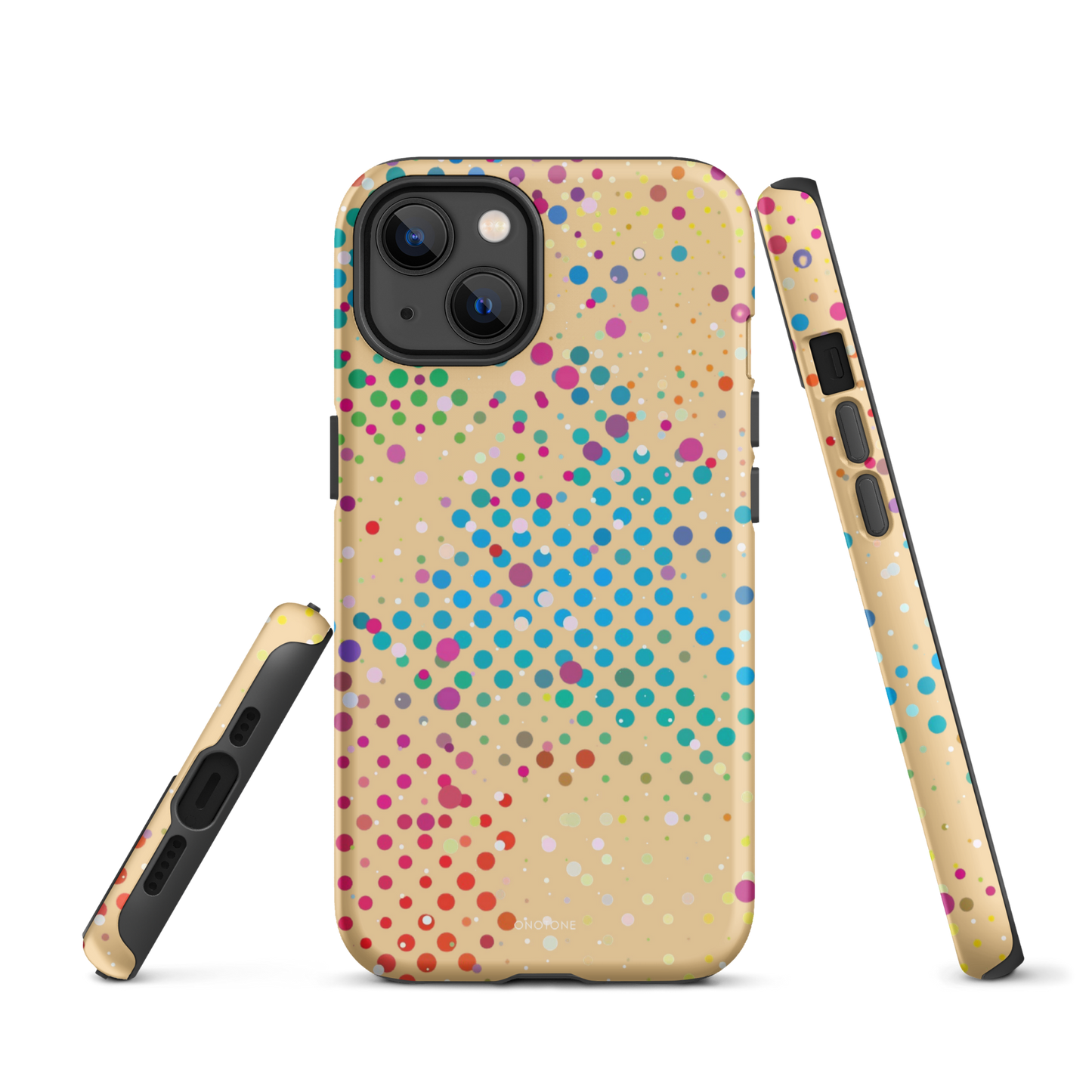 Beige Polka Dot iPhone 13 Pro Case