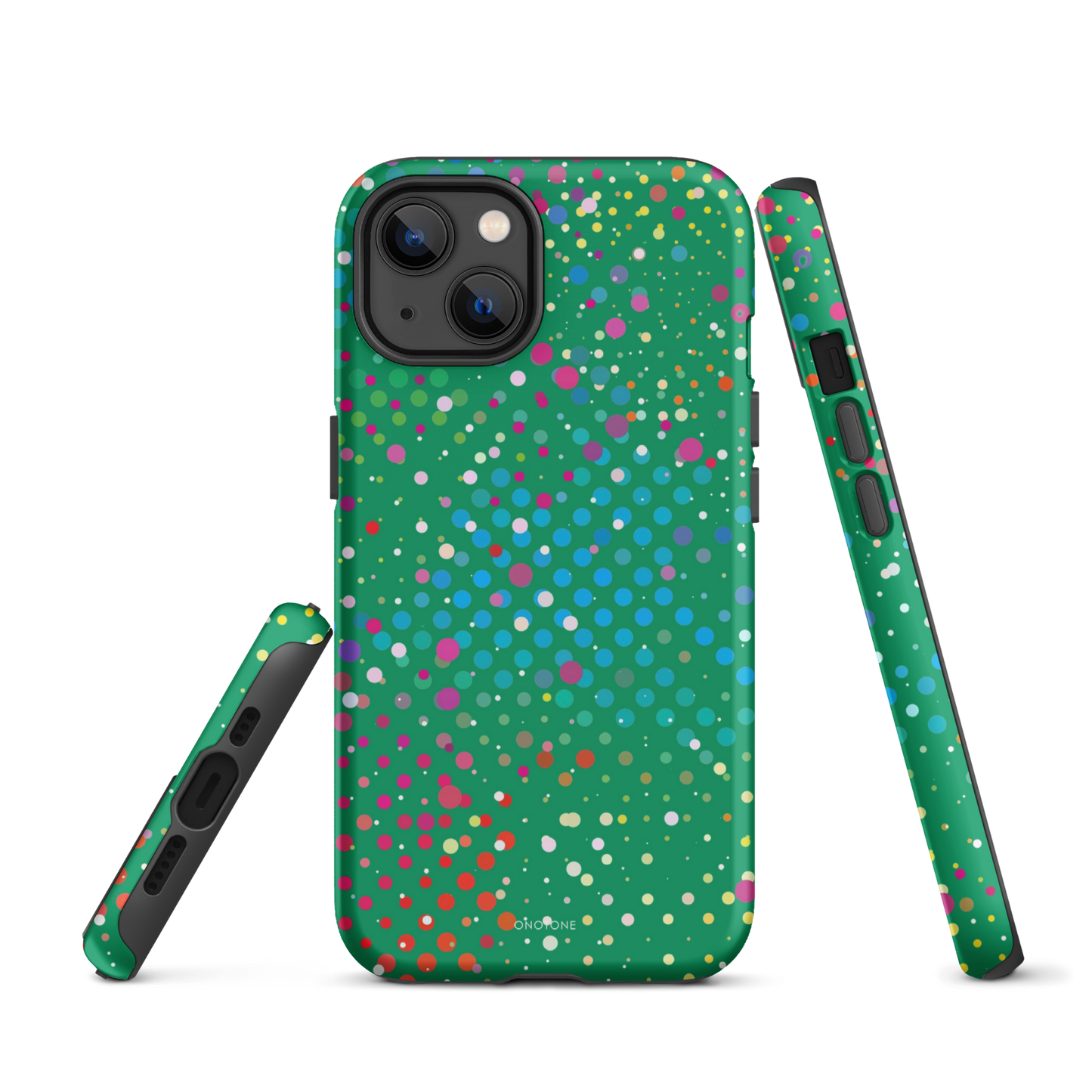 Irish Green Polka Dot iPhone 13 Pro Case