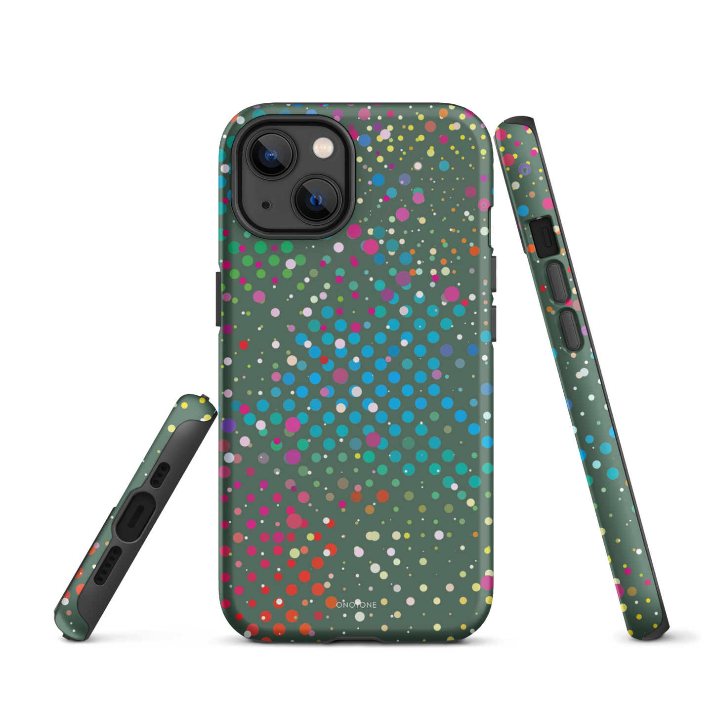 Evergreen Polka Dot iPhone 13 Pro Case