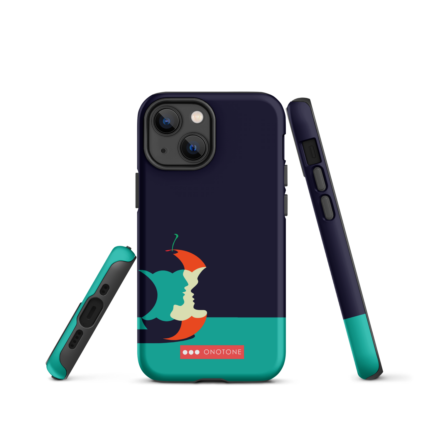 Dual Layer green modern iPhone® Case