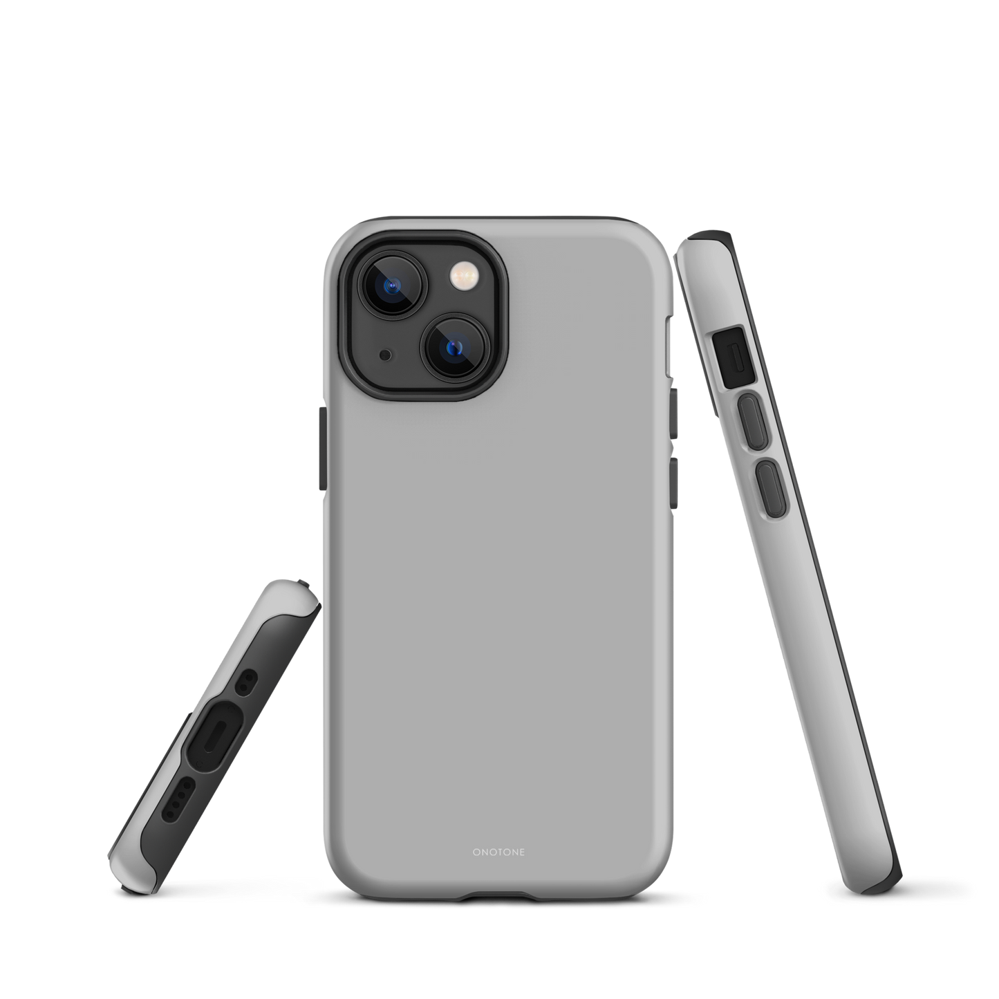 GRAY MINIMALIST IPHONE® CASE - PANTONE® COOL GRAY 4