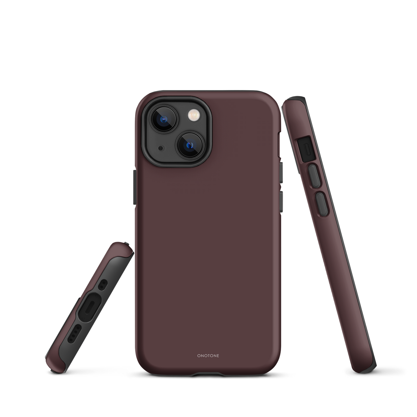 BROWN MINIMALIST IPHONE® CASE - PANTONE® DECADENT CHOCOLATE
