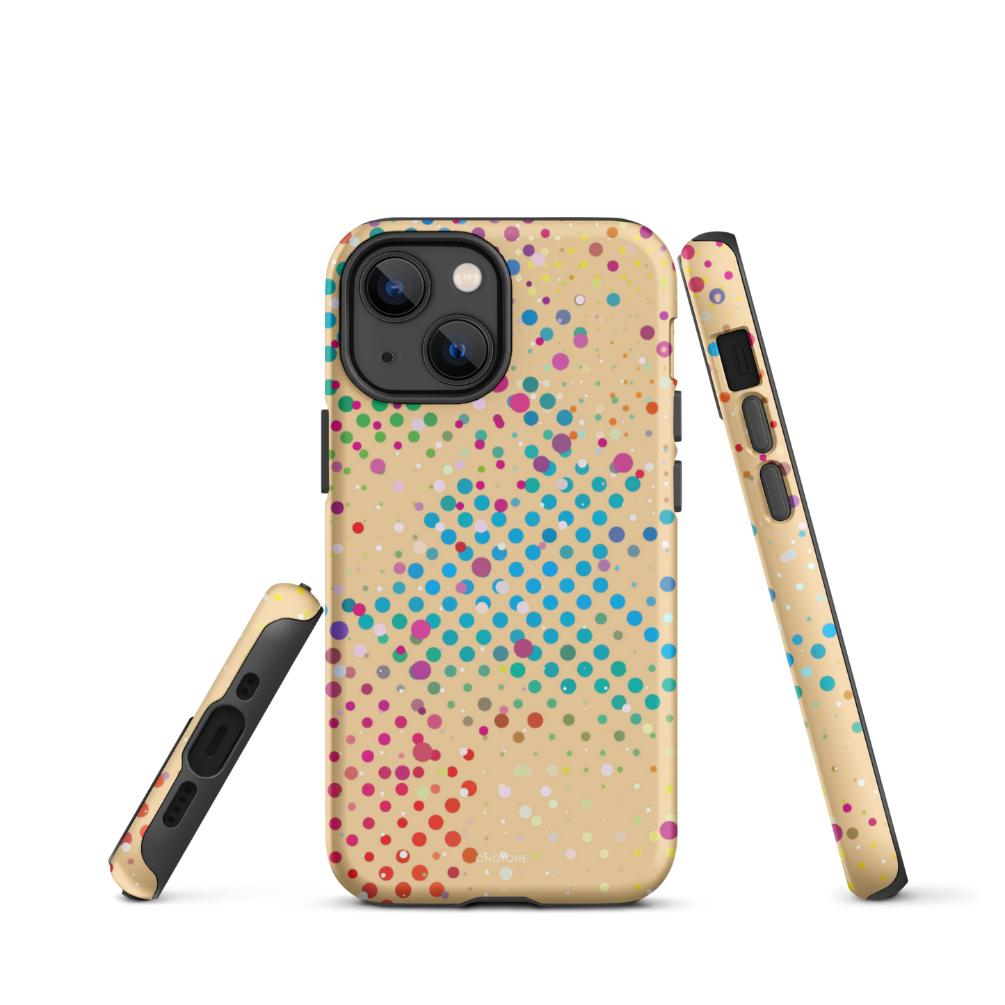 Beige Polka Dot iPhone 13 Case