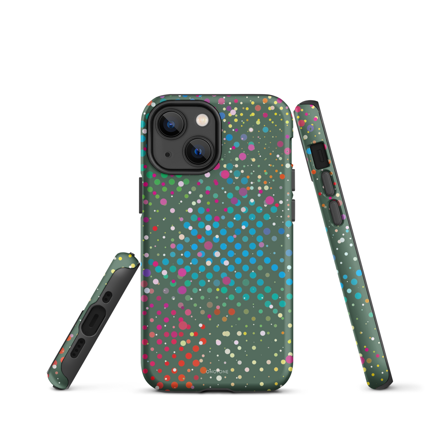 Evergreen Polka Dot iPhone 13 Case