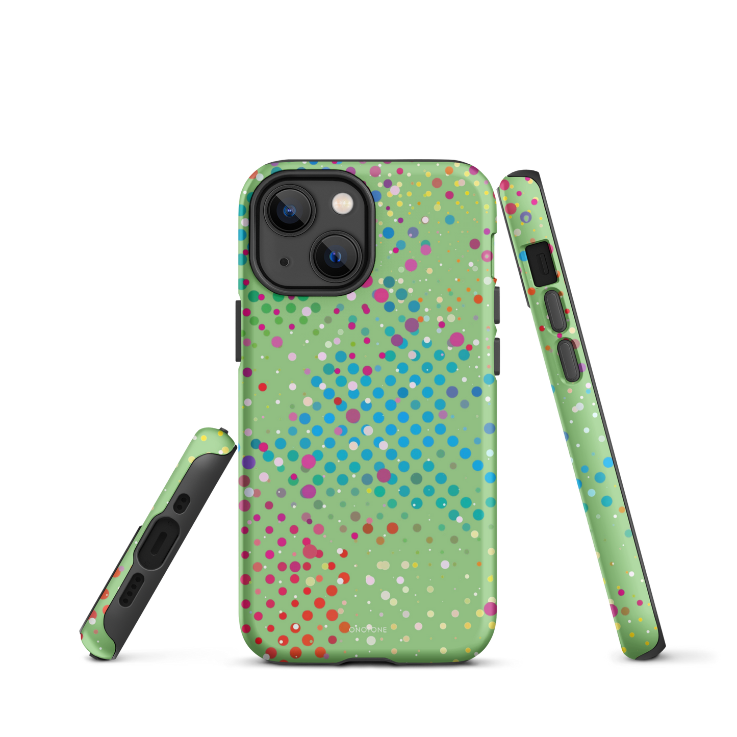 Granny Smith Apple Polka Dot iPhone 13 Case