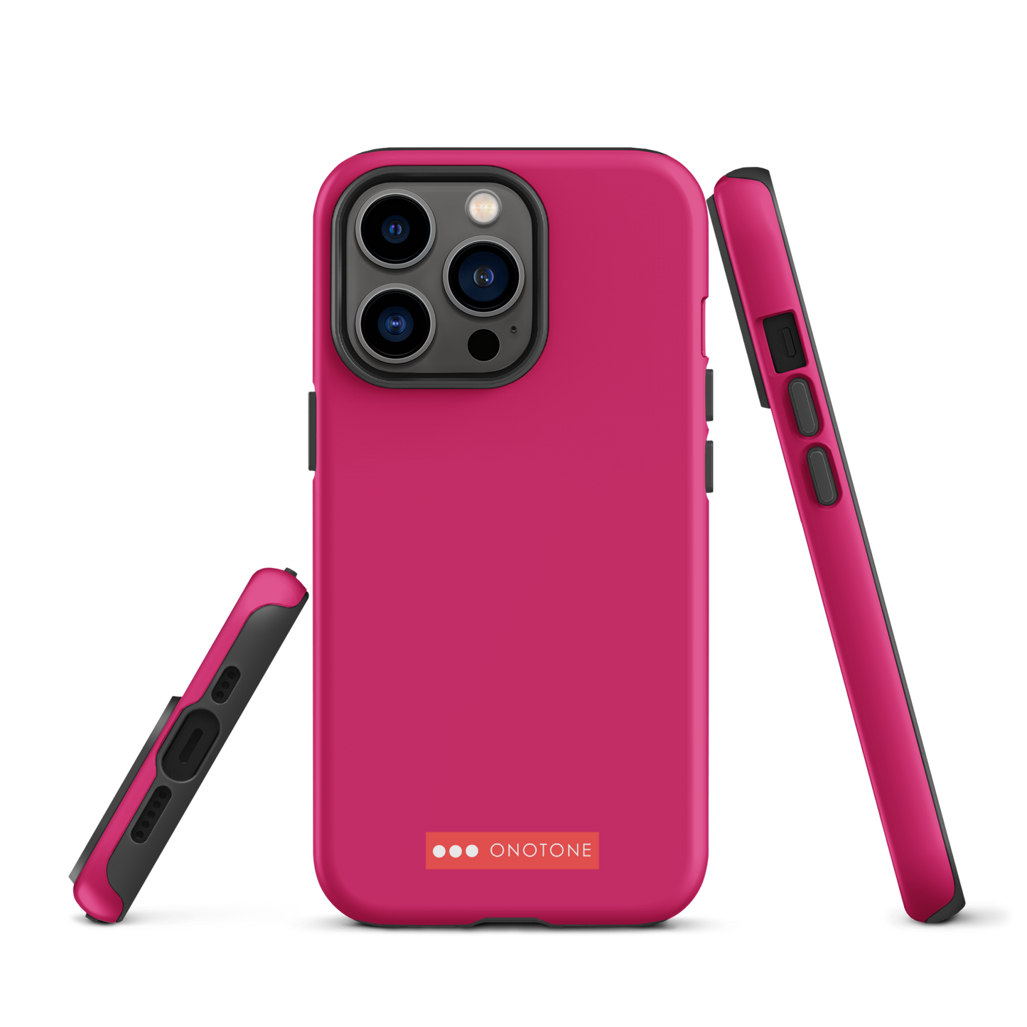 Dual Layer pink iPhone® Case - Pantone® 214