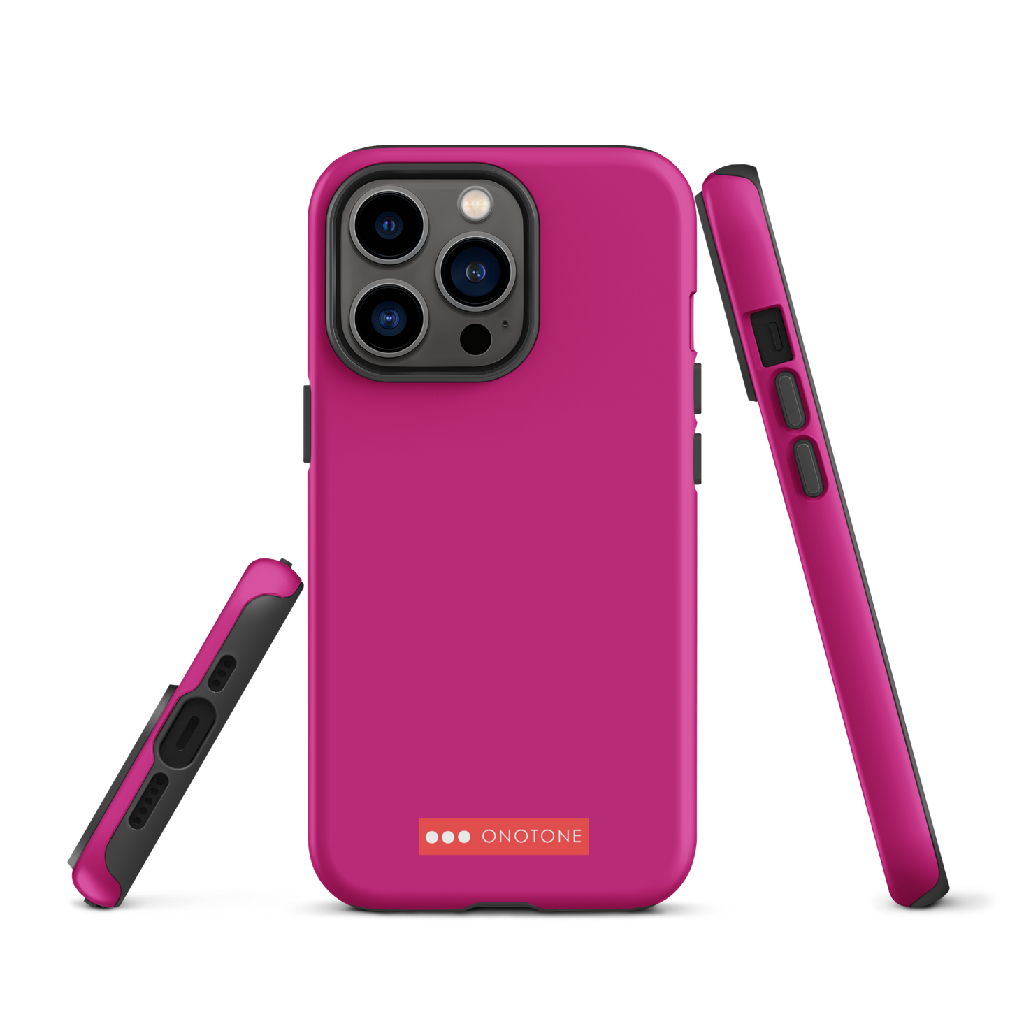 Dual Layer pink iPhone® Case - Pantone® 233