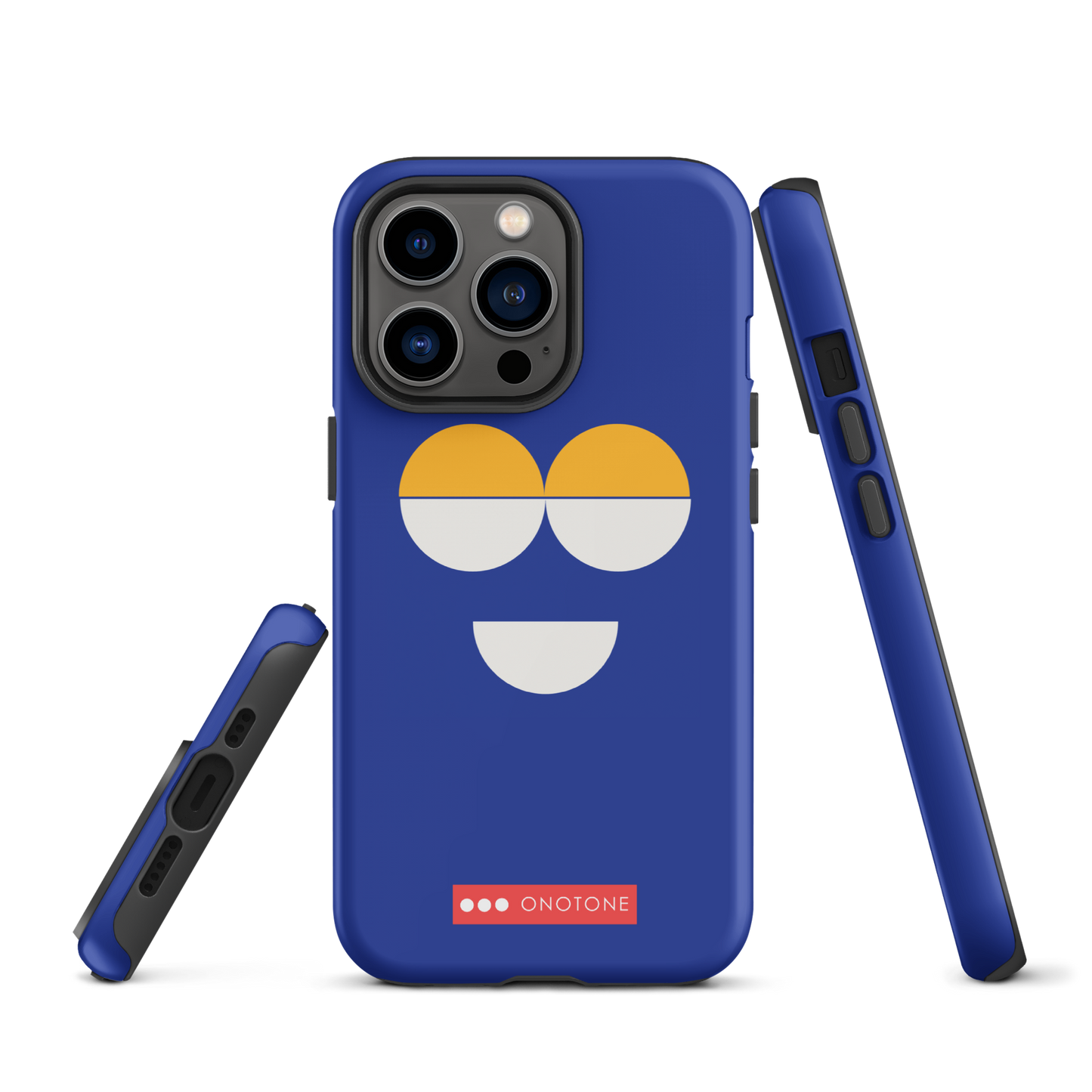 Dual Layer blue modern iPhone® Case