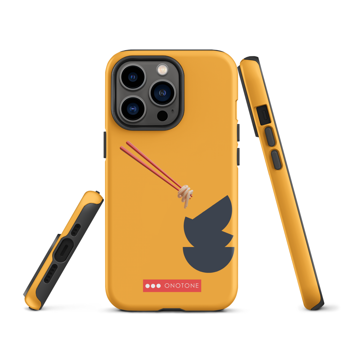 Dual Layer yellow modern iPhone® Case