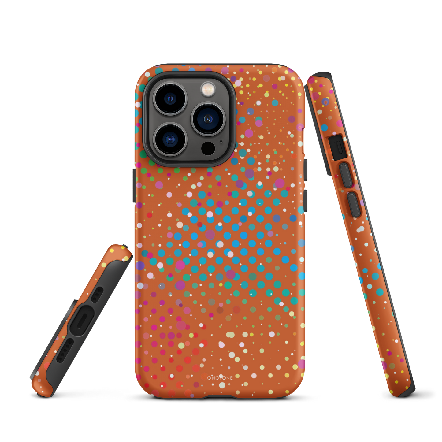 Rusty Orange Polka Dot iPhone 13 Pro Max Case