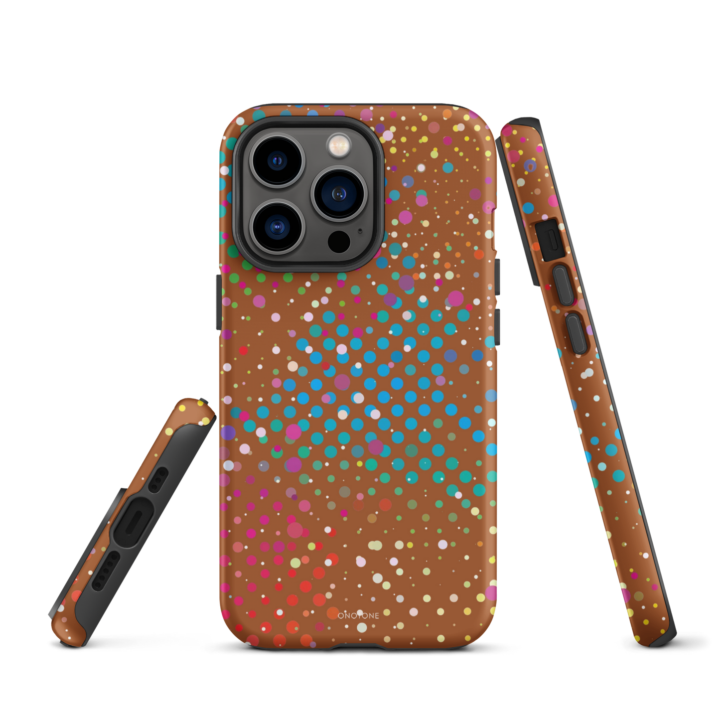 Brown Polka Dot iPhone 13 Pro Max Case