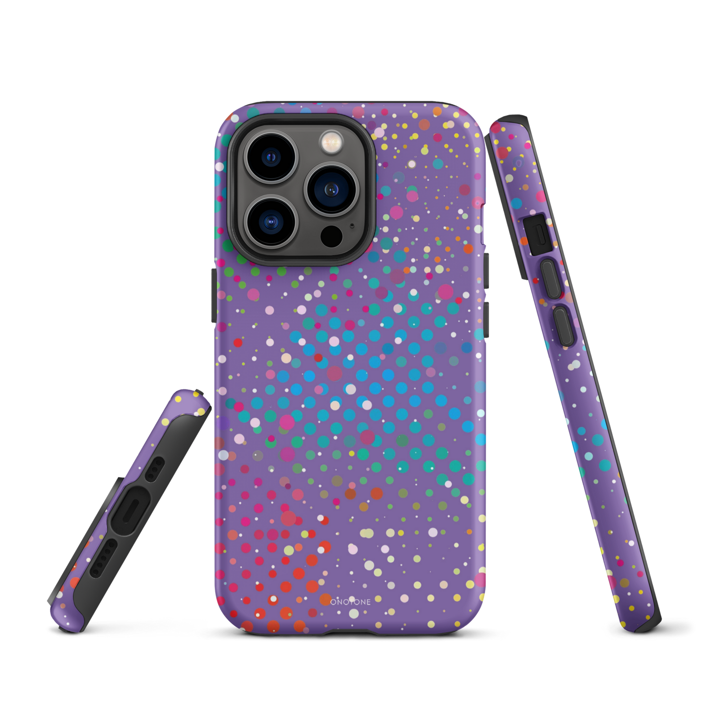 Purple Polka Dot iPhone 13 Pro Max Case