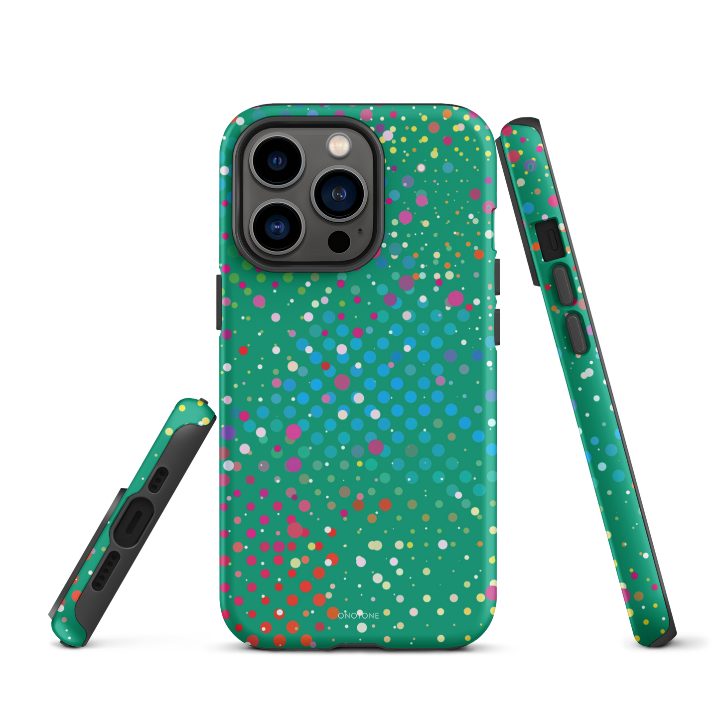 Spanish Green Polka Dot iPhone 13 Pro Max Case