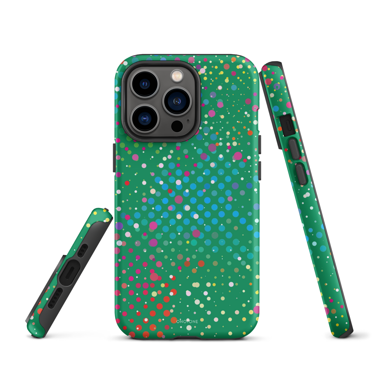 Irish Green Polka Dot iPhone 13 Pro Max Case