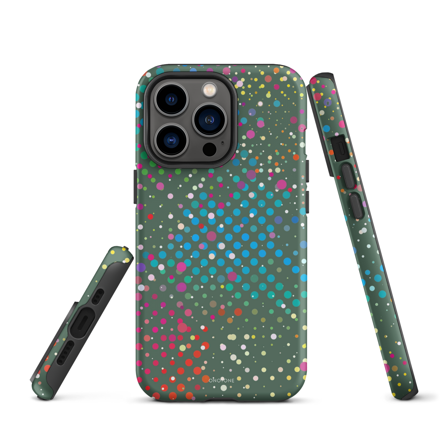 Evergreen Polka Dot iPhone 13 Pro Max Case