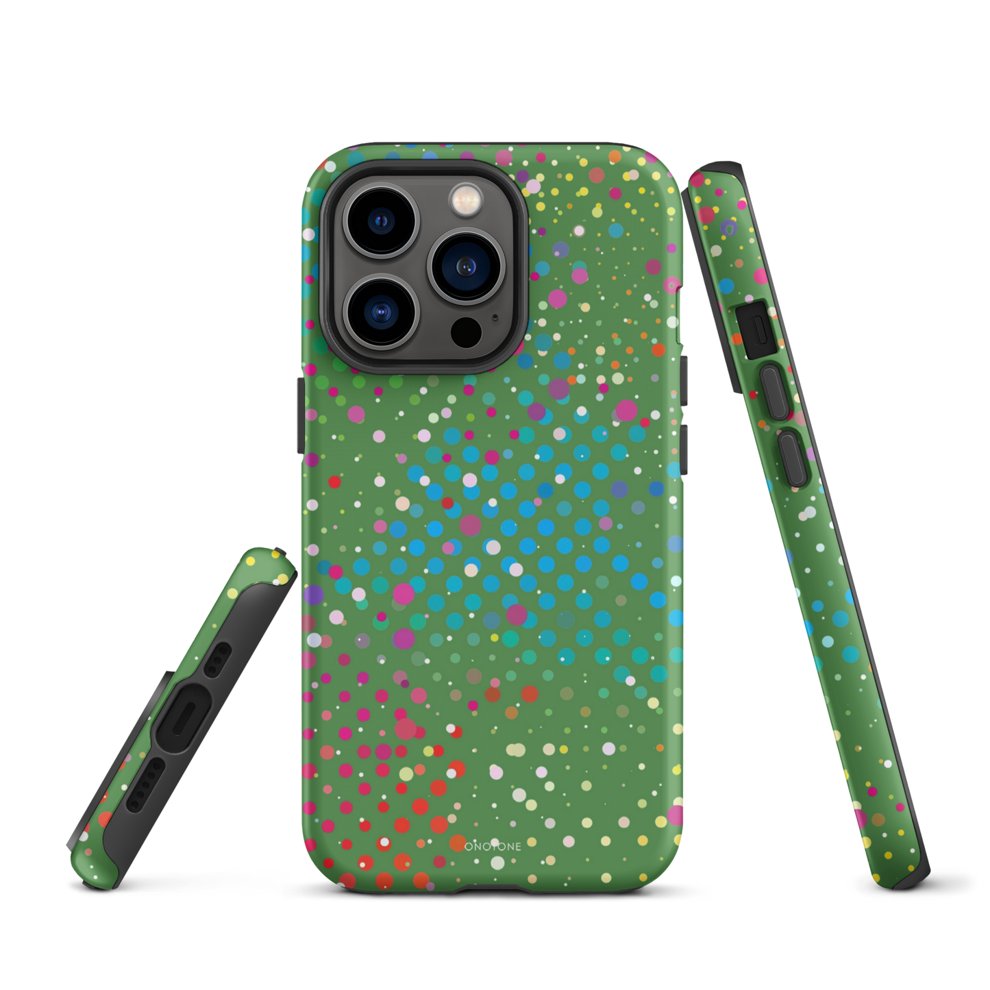 Grass Green Polka Dot iPhone 13 Pro Max Case