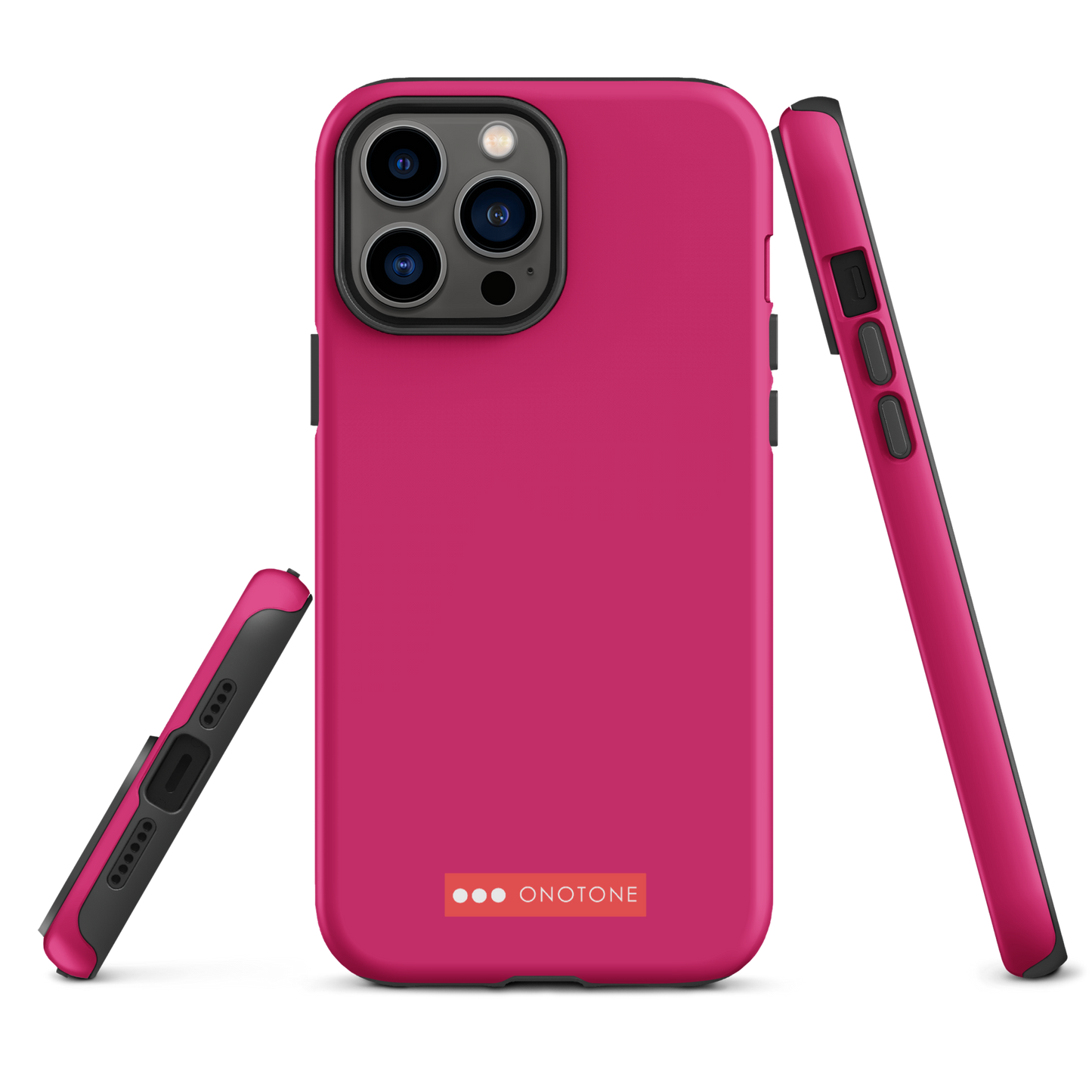 Dual Layer pink iPhone® Case - Pantone® 214