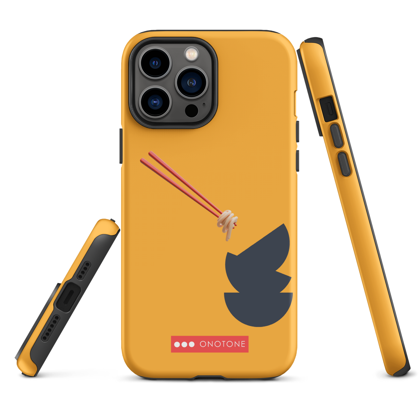 Dual Layer yellow modern iPhone® Case