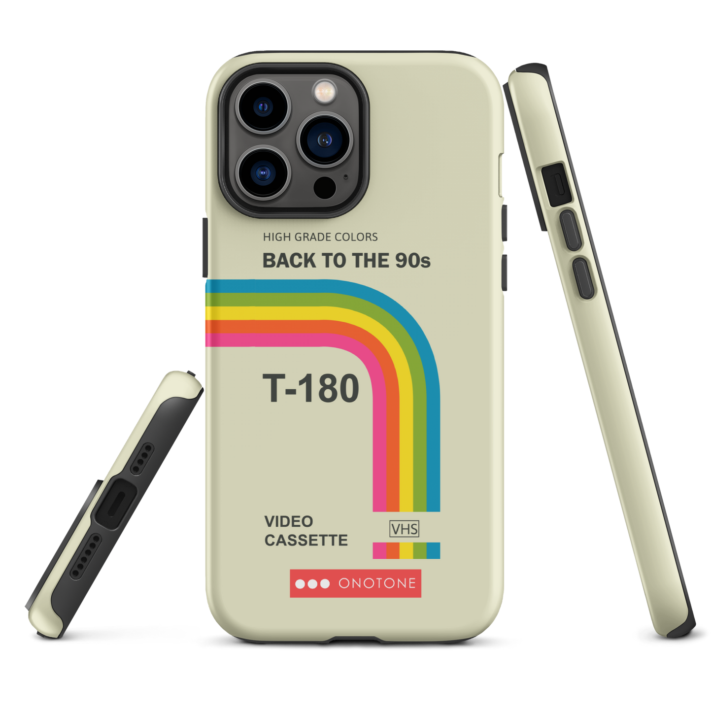 Dual Layer back to 90s VHS modern iPhone® Case