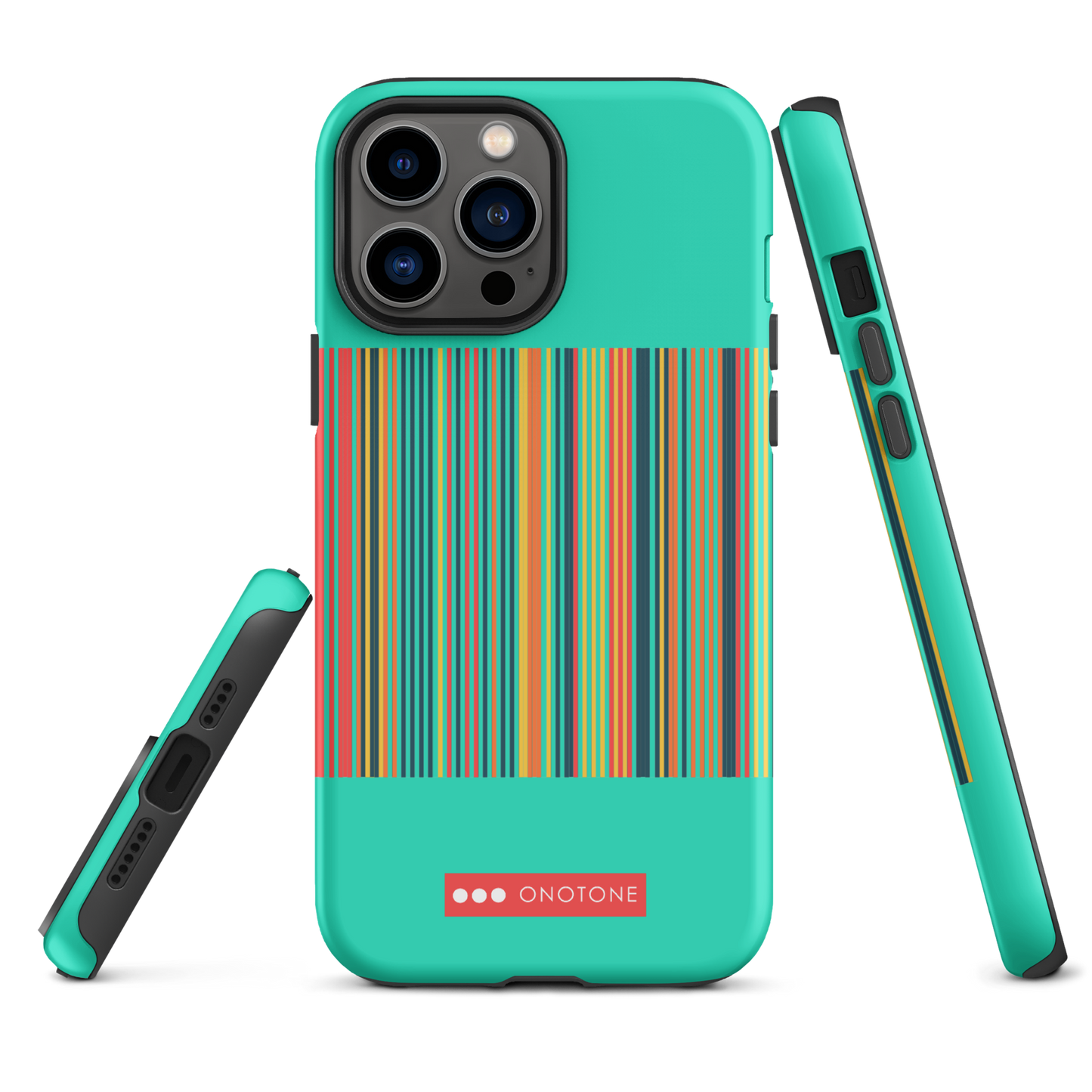 Dual Layer green modern iPhone® Case