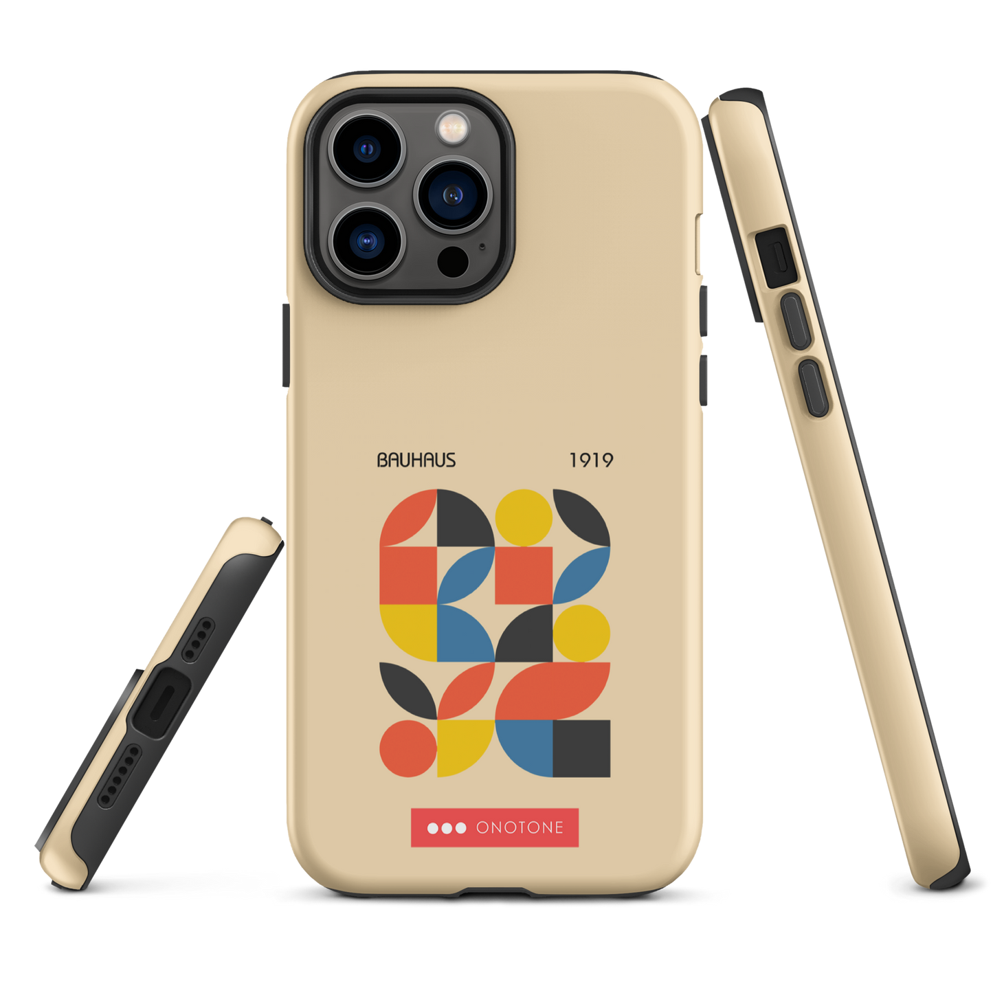 Dual Layer Bauhaus modern iPhone® Case
