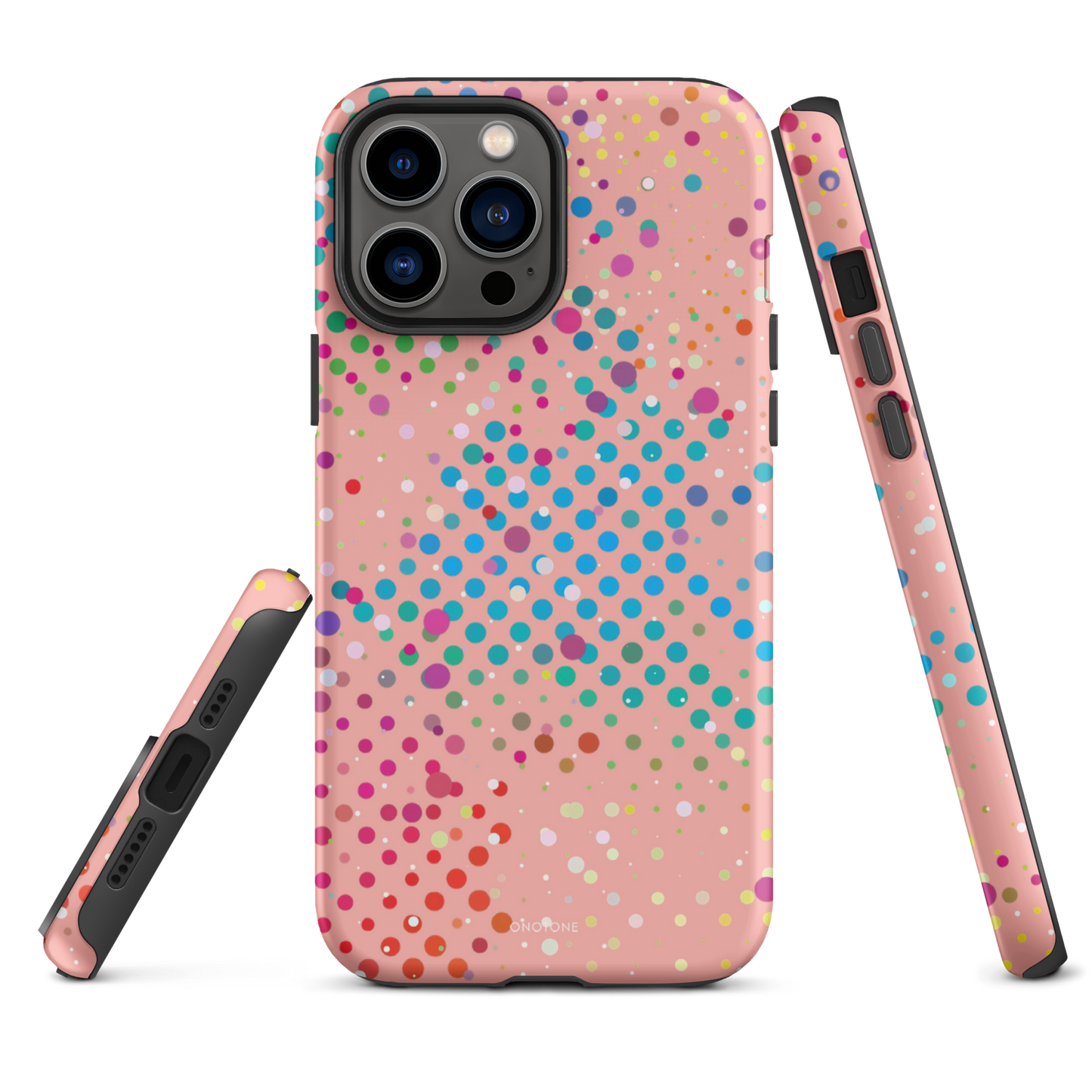 Pearl Vivid Crimson Polka Dot iPhone 14 Case