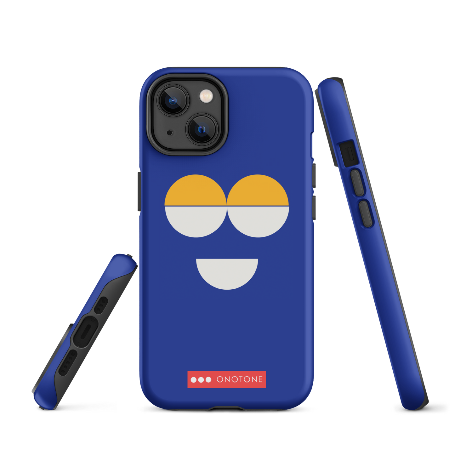 Dual Layer blue modern iPhone® Case