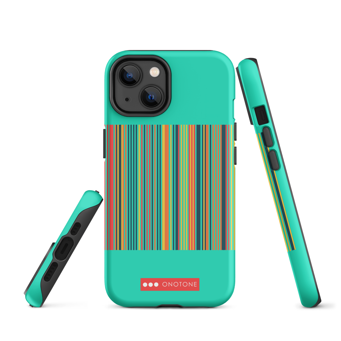 Dual Layer green modern iPhone® Case