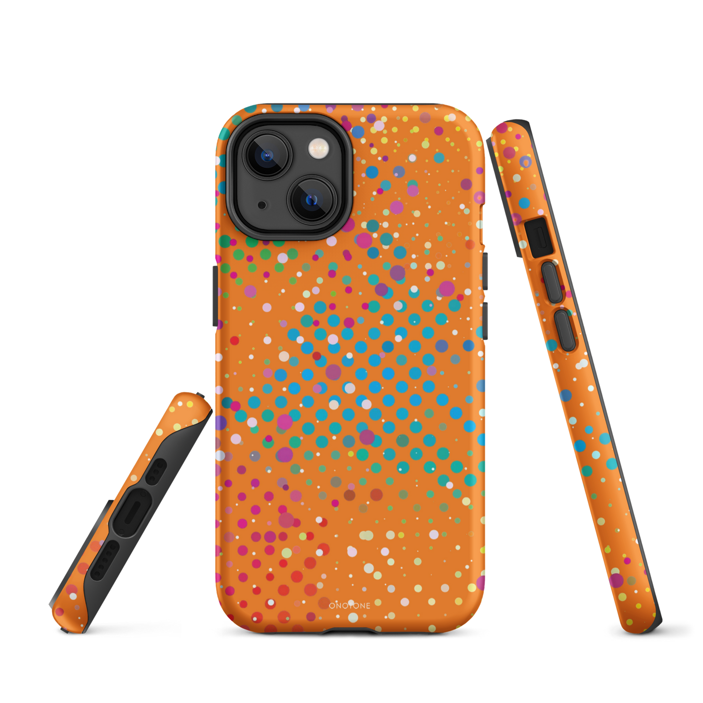 Philippine Orange Polka Dot iPhone 14 Plus Case