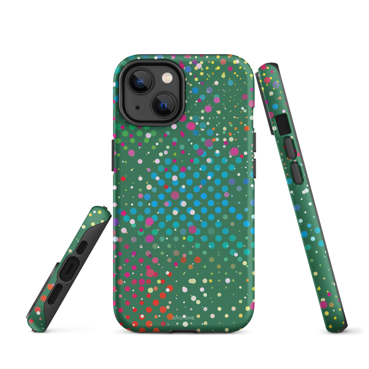 La Salle Green Polka Dot iPhone 14 Plus Case