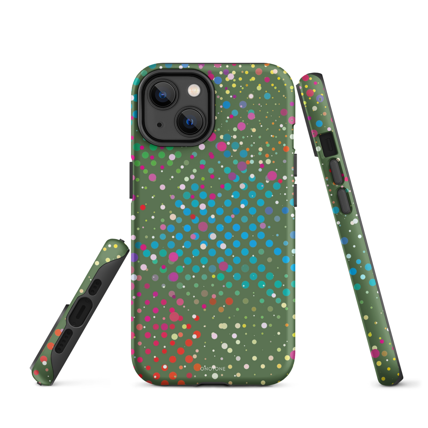 Japanese Laurel Polka Dot iPhone 14 Plus Case