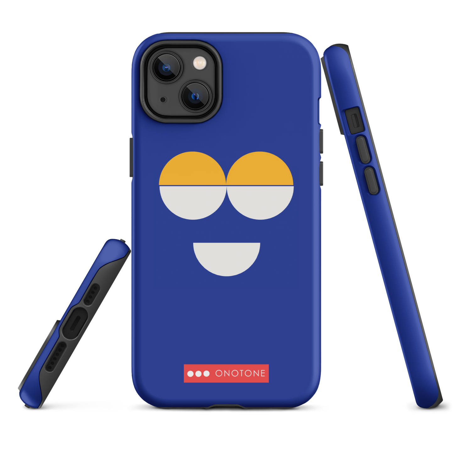 Dual Layer blue modern iPhone® Case