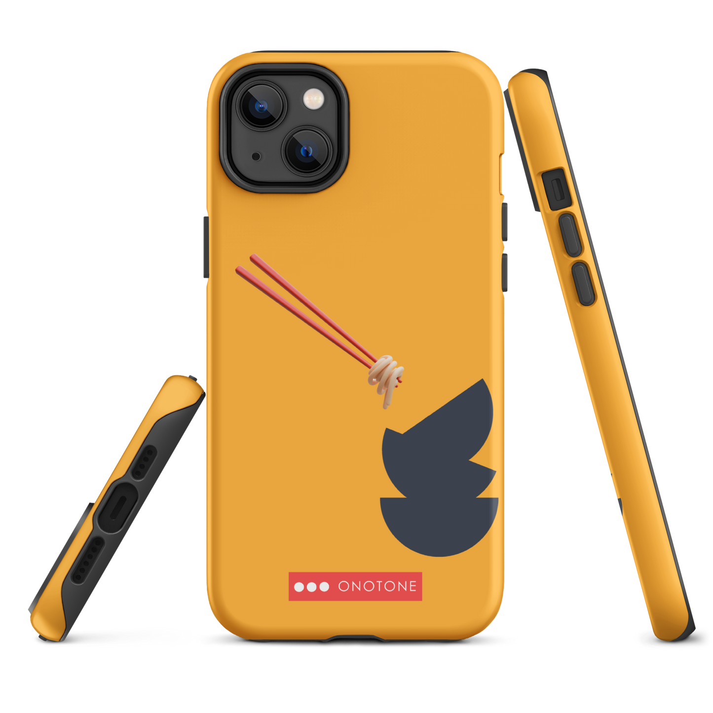 Dual Layer yellow modern iPhone® Case