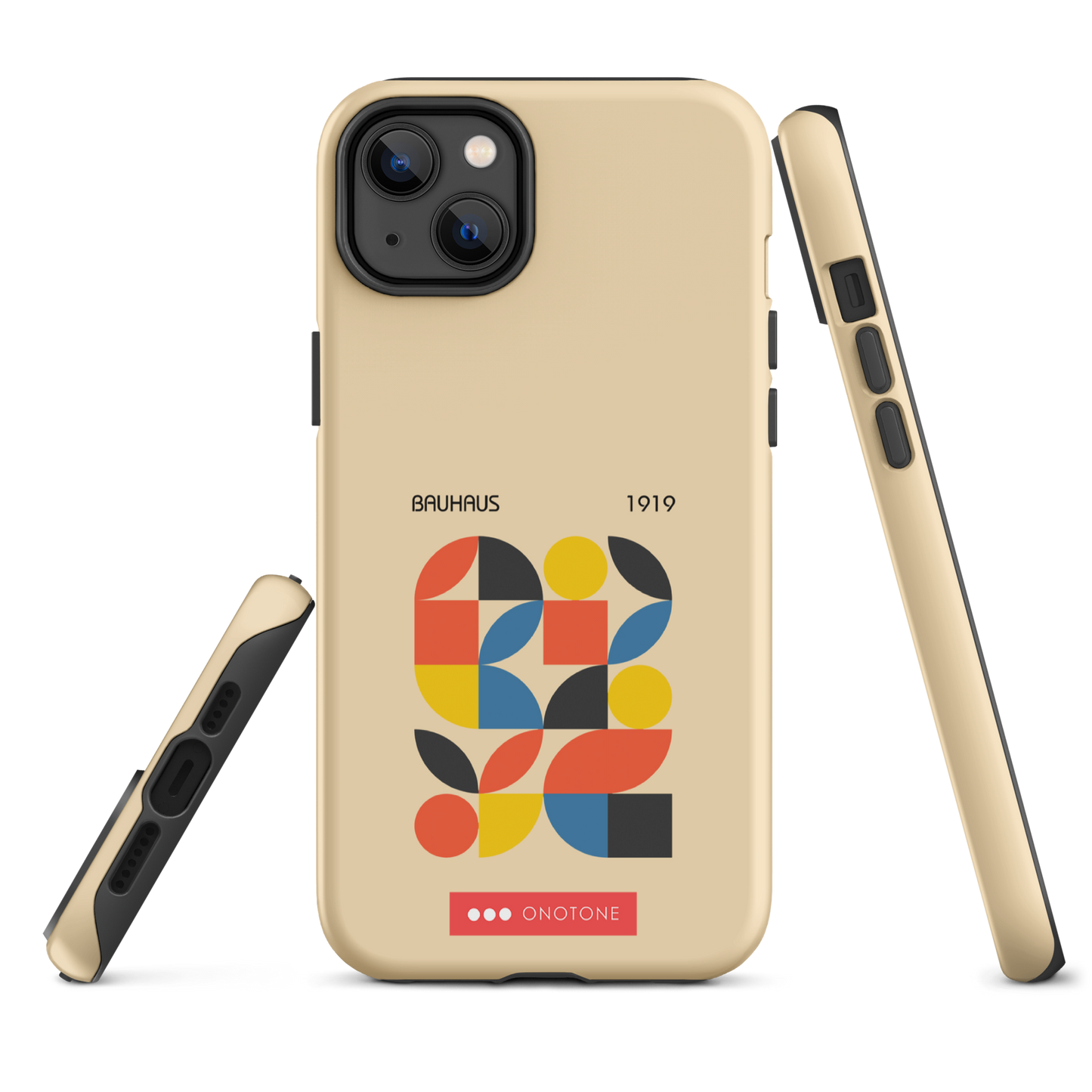 Dual Layer Bauhaus modern iPhone® Case