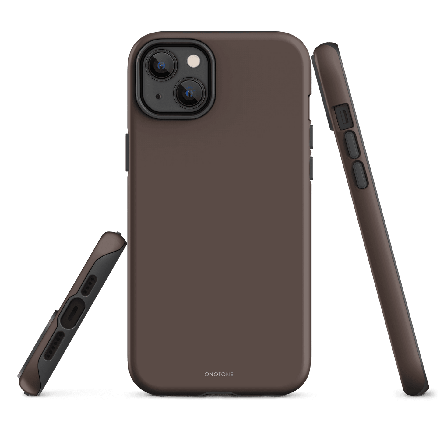 TAUPE MINIMALIST IPHONE® CASE - PANTONE® CHOCOLATE MARTINI