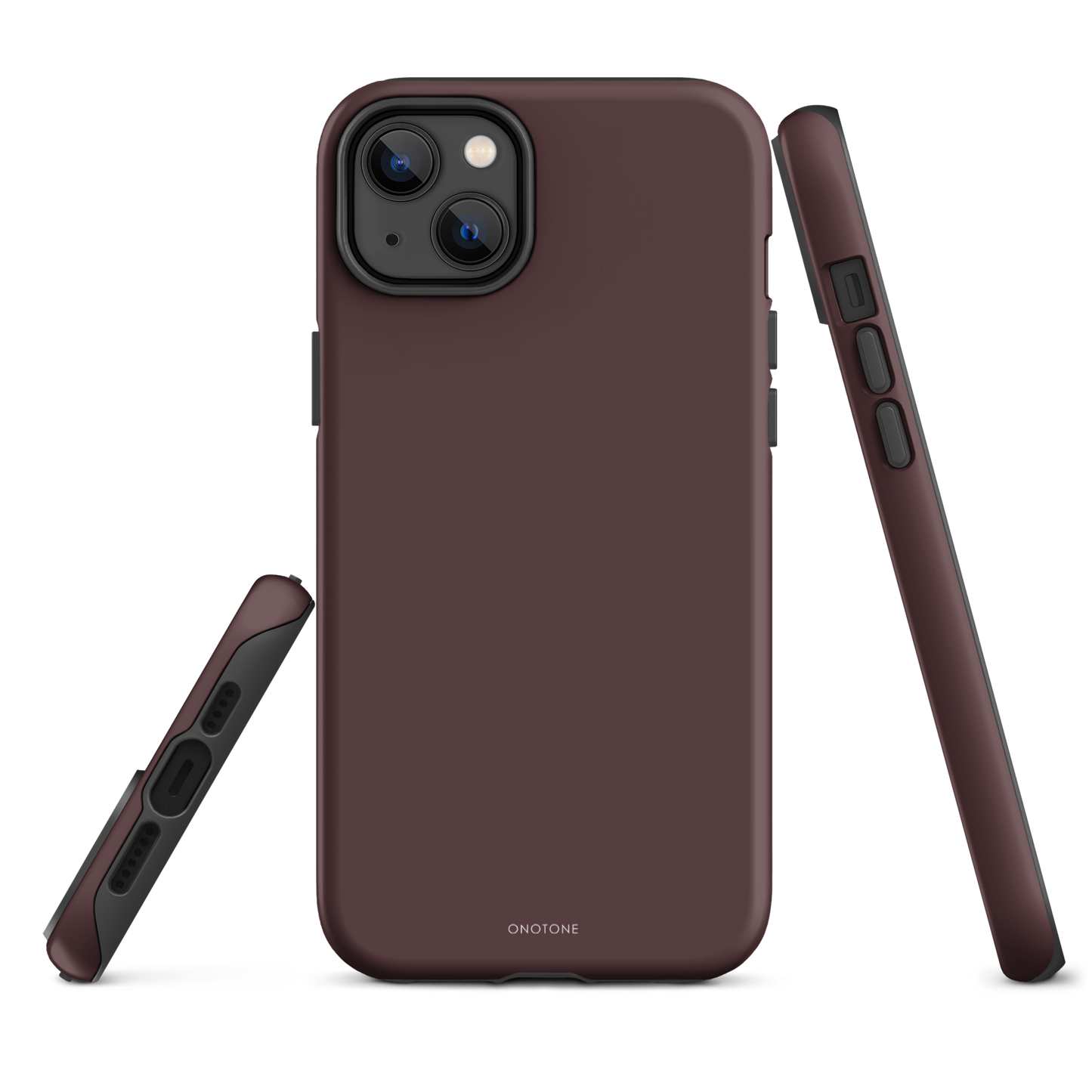 BROWN MINIMALIST IPHONE® CASE - PANTONE® DECADENT CHOCOLATE