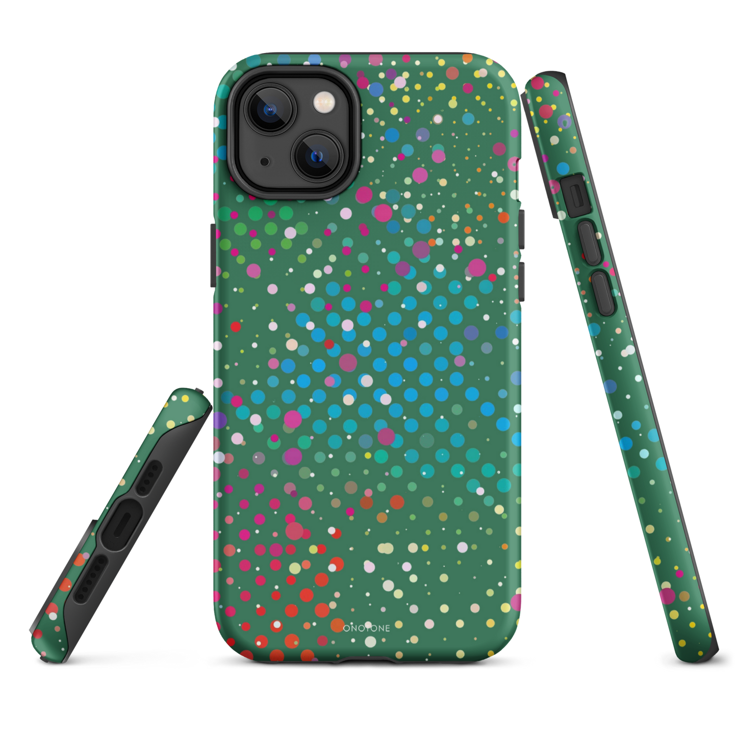 La Salle Green Polka Dot iPhone 14 Pro Case
