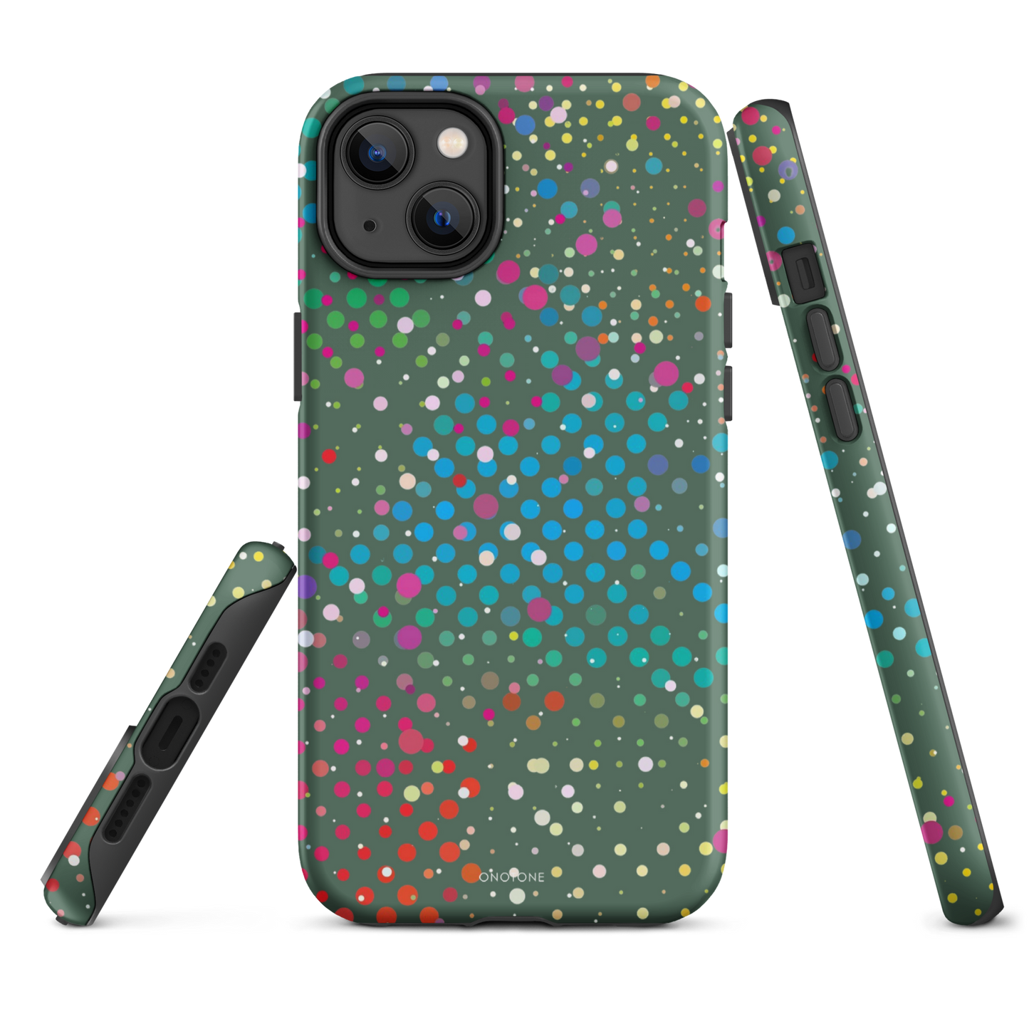 Evergreen Polka Dot iPhone 14 Pro Case