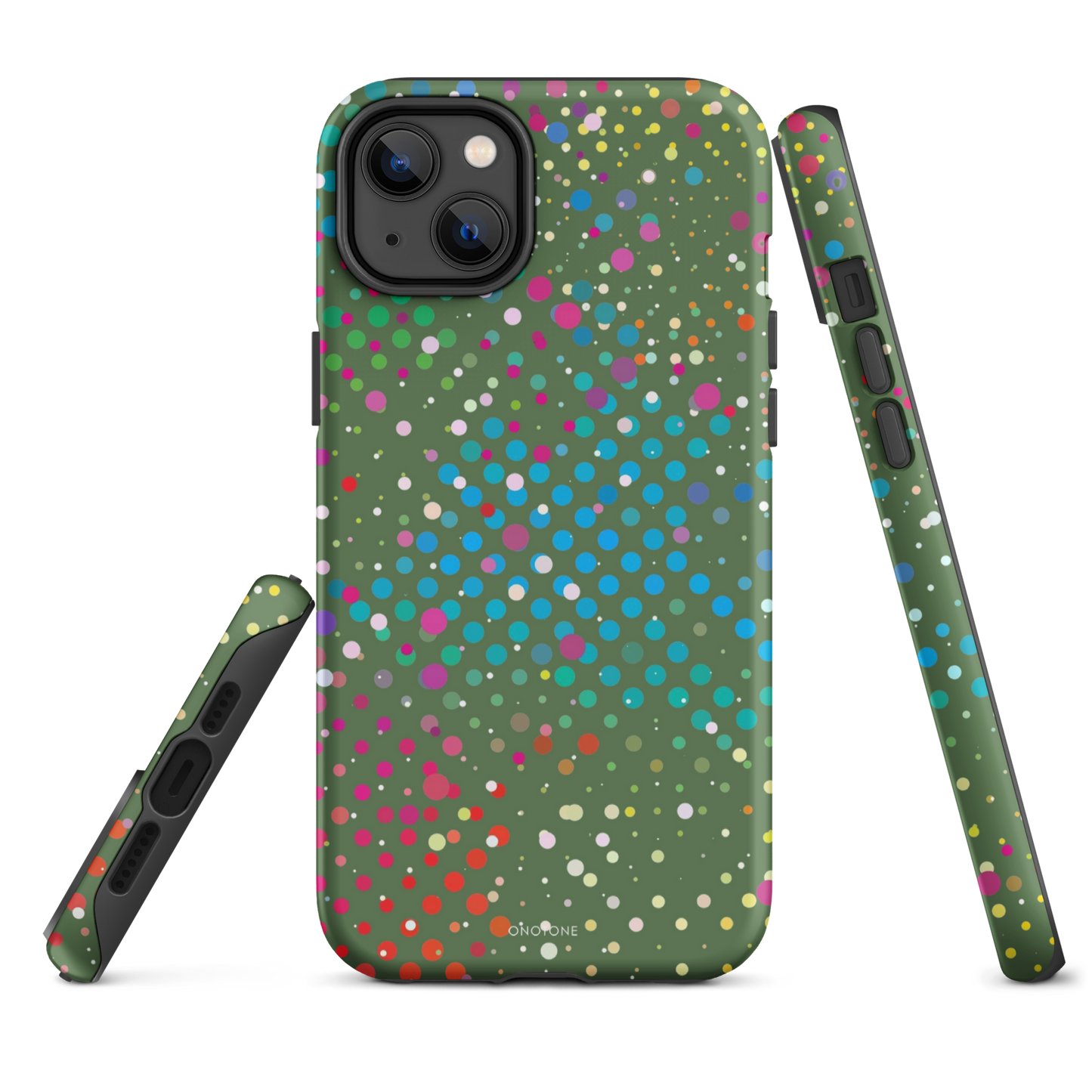 Japanese Laurel Polka Dot iPhone 14 Pro Case