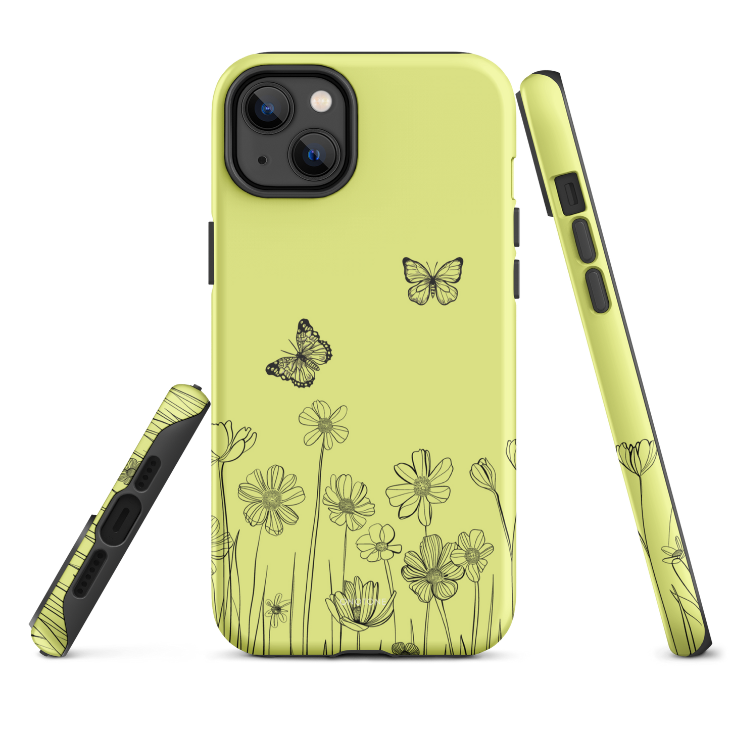 Buzzling Bees Pastel Color iPhone 14 Pro Case