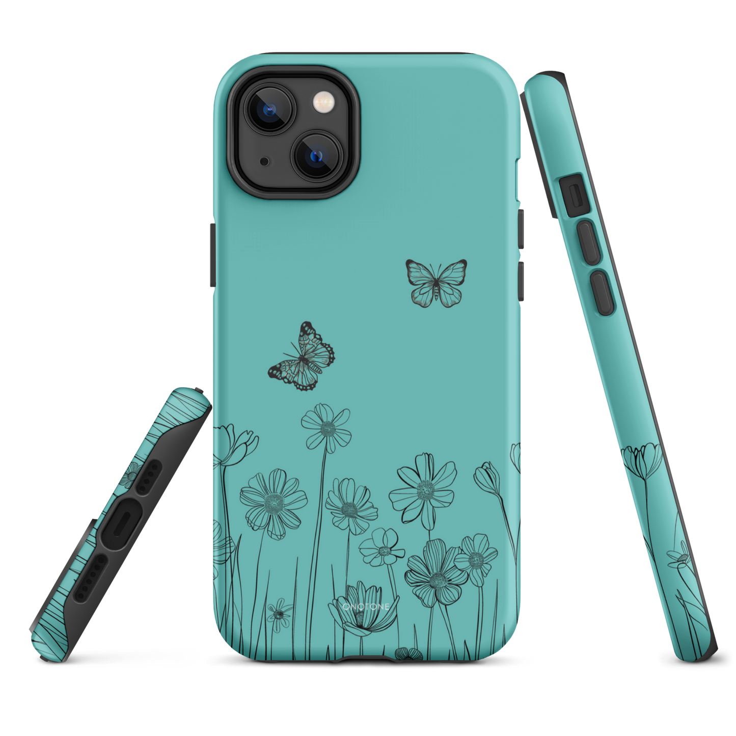 Dusky Aqua Pastel Color iPhone 14 Pro Case