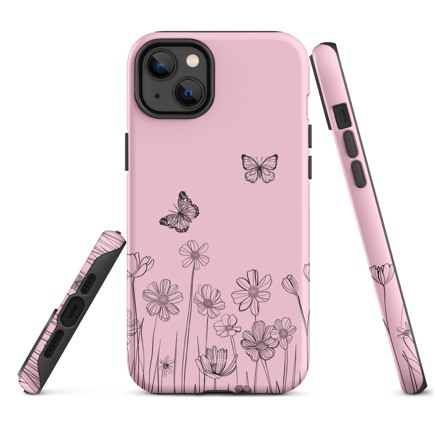 Flushing Pink Pastel Color iPhone 14 Pro Case