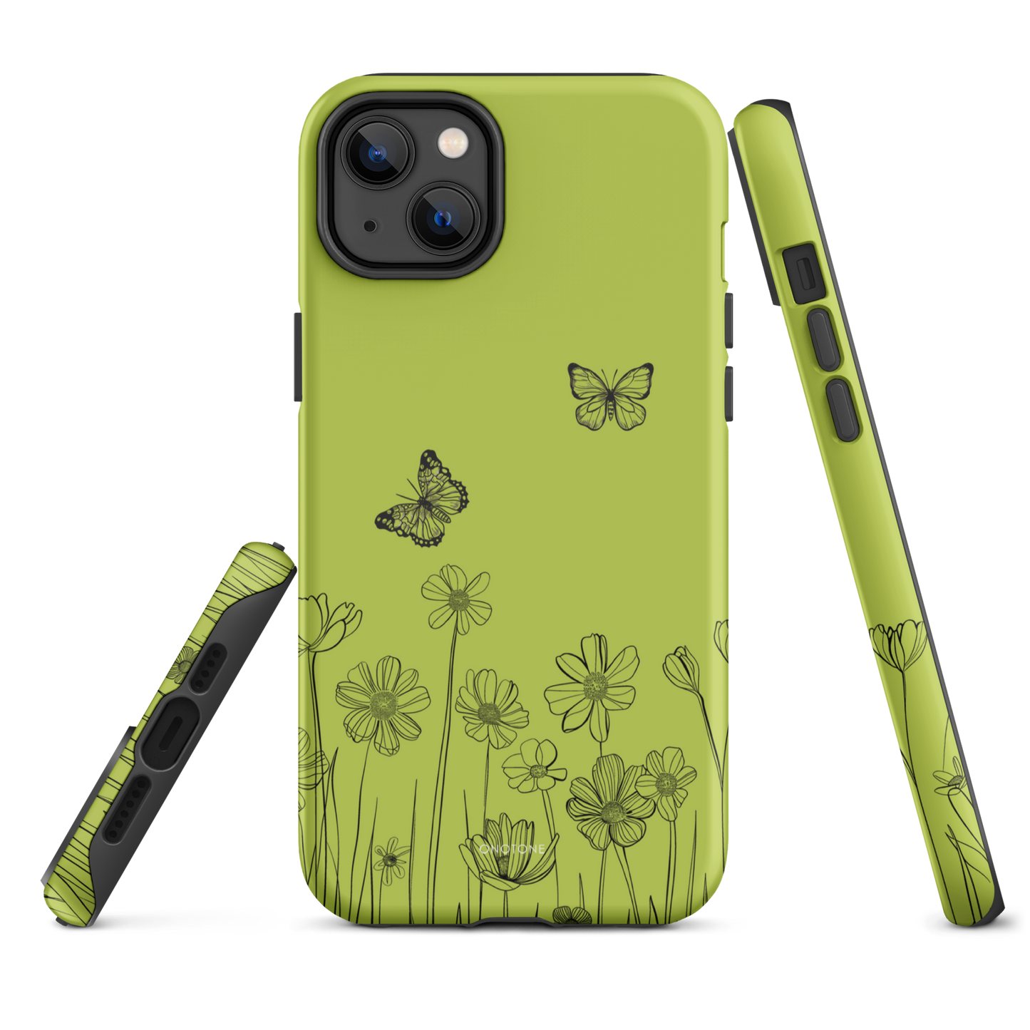 Large Leafed Lime Pastel Color iPhone 14 Pro Case