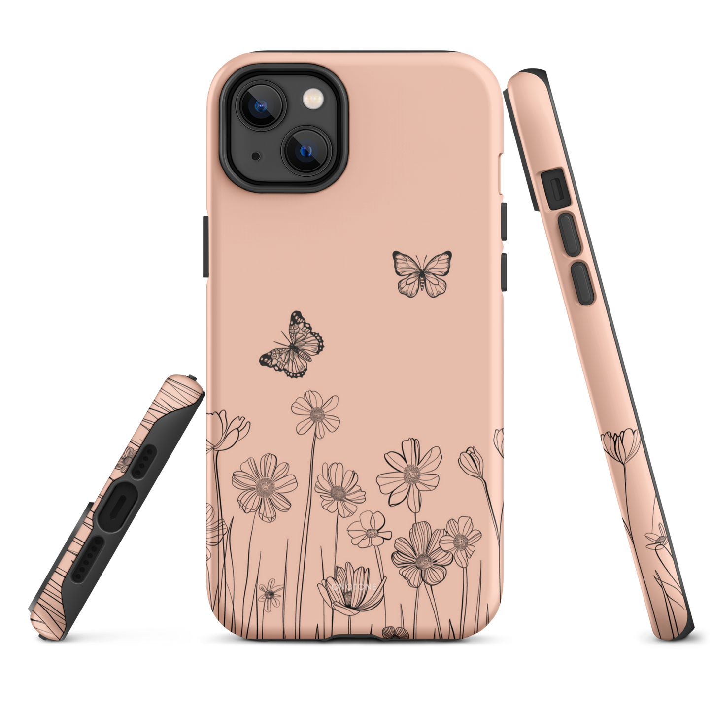 Peach Pastel Color iPhone 14 Pro Case