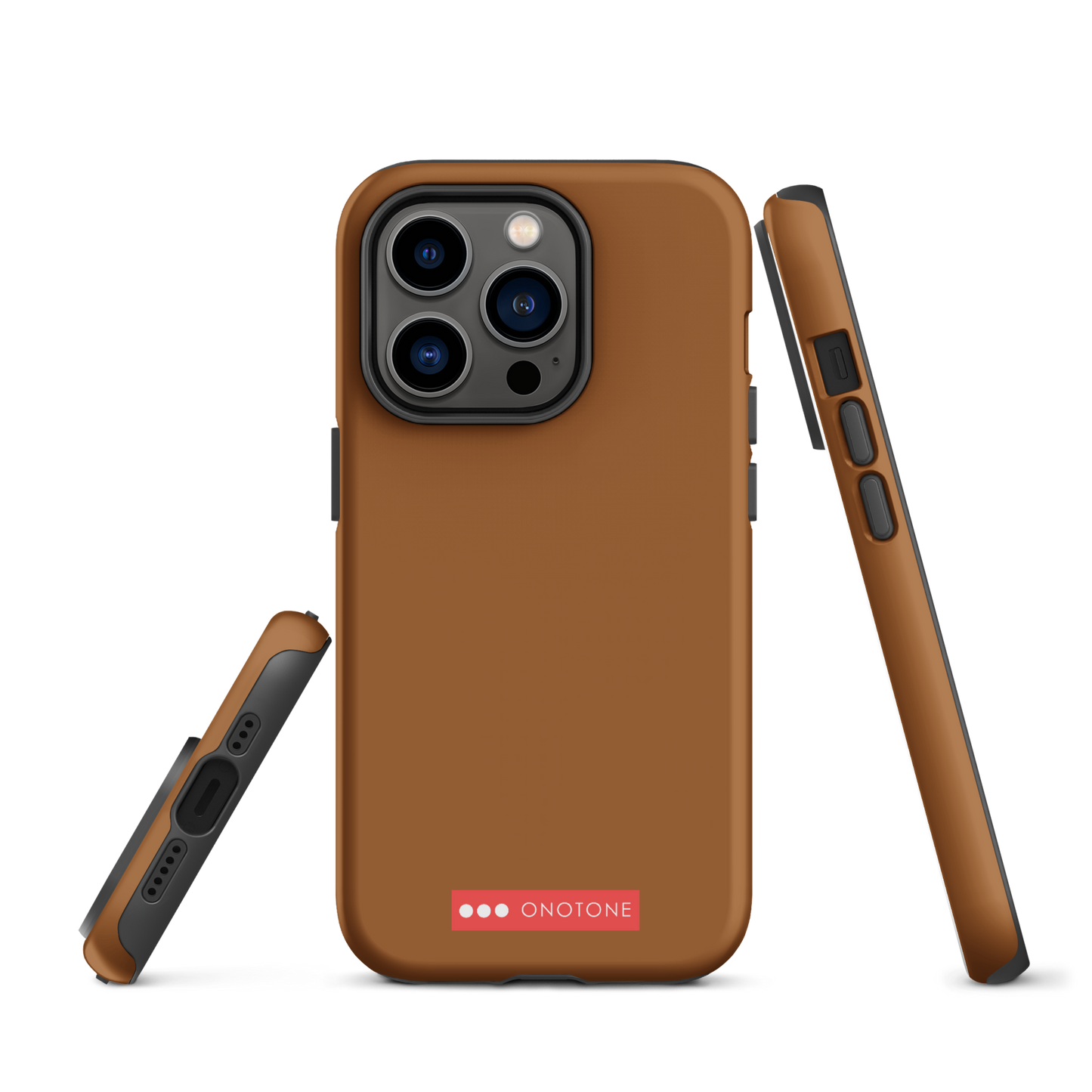 Dual Layer brown iPhone® Case - Pantone® 154